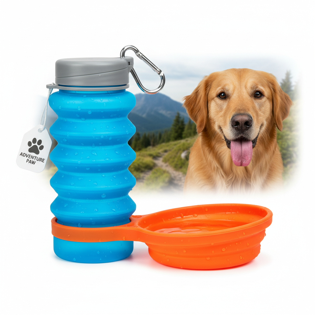 Foldable Dog Water Bottle