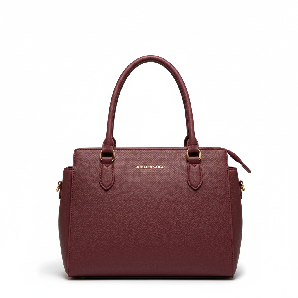 Women's Large Capacity Handbag — High Quality PU Leather Shoulder Bag
