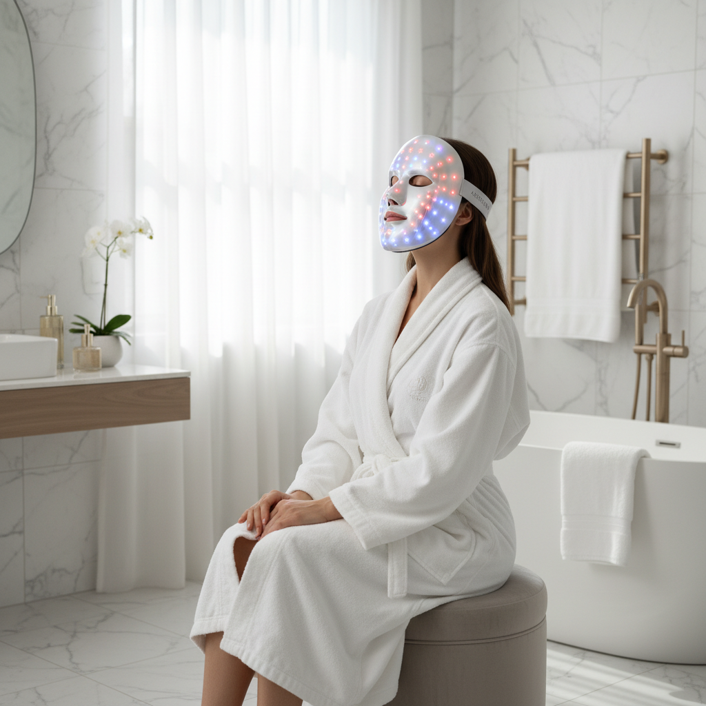 LED Face Mask (Red & Blue Light Therapy)