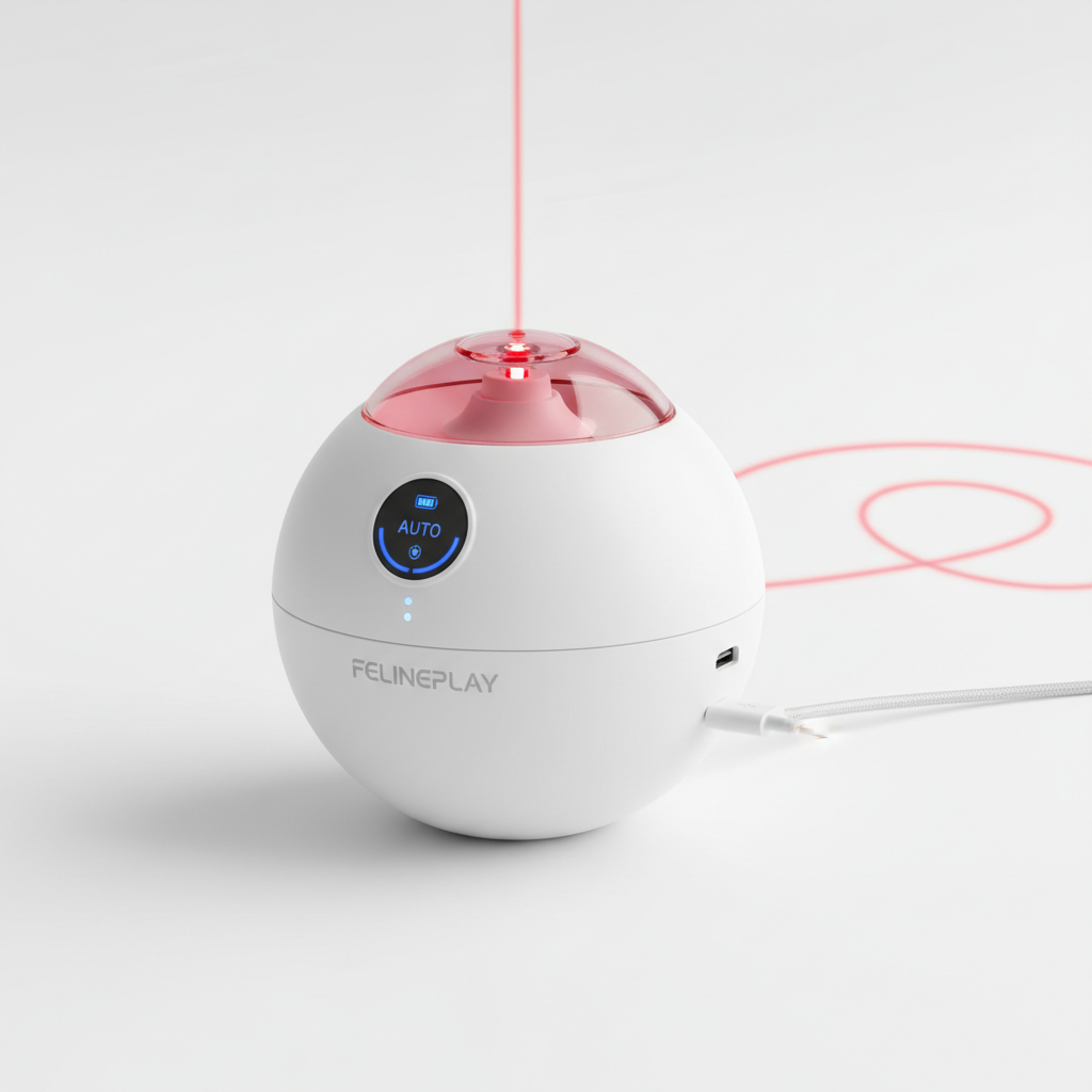 Automatic Cat Laser Toy — Hands-Free Interactive Play