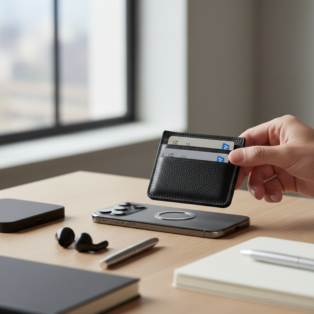 Magnetic Phone Wallet — MagSafe Compatible