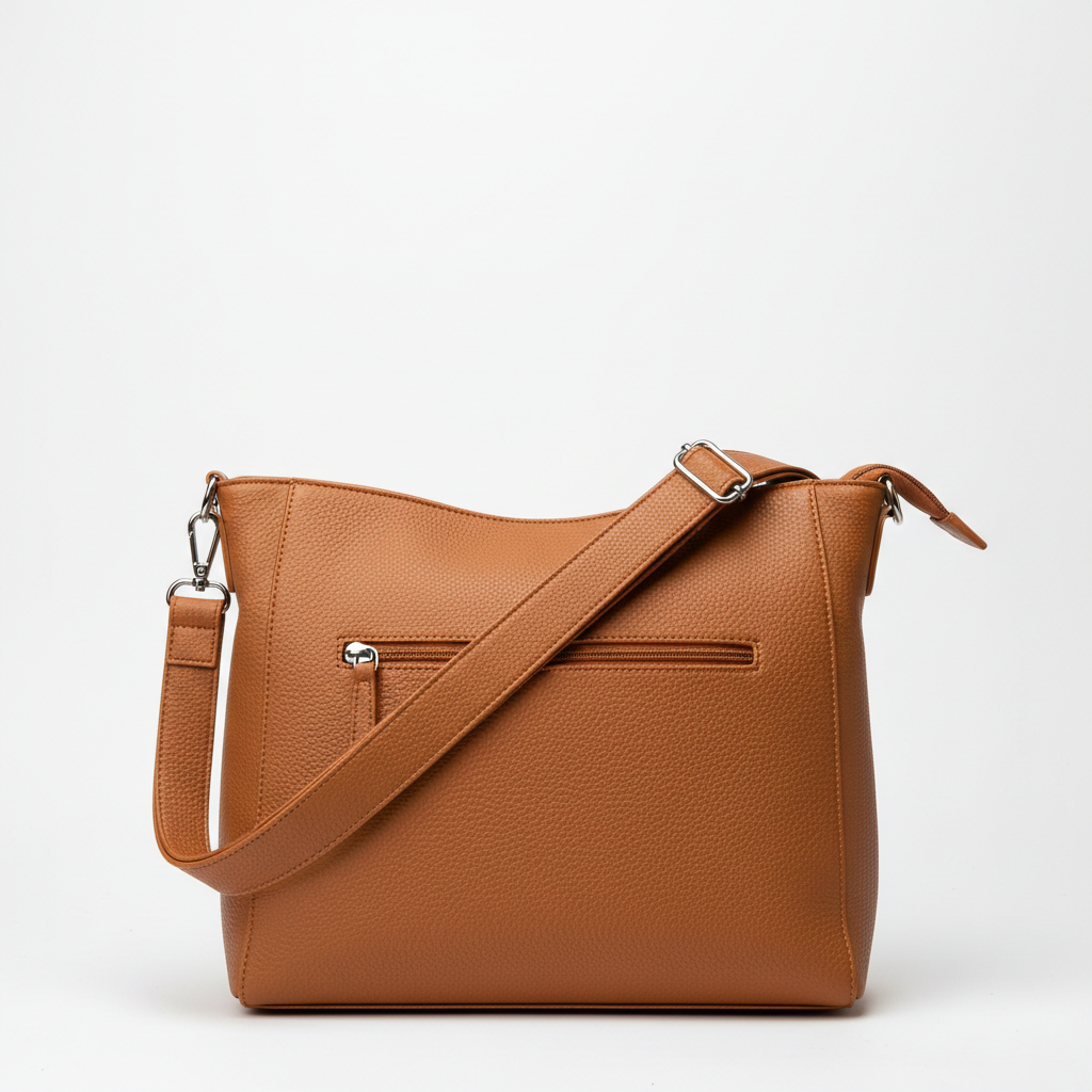 Women's Large Capacity Handbag — High Quality PU Leather Shoulder Bag