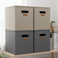 Premium Collapsible Storage Boxes (Set of 4)