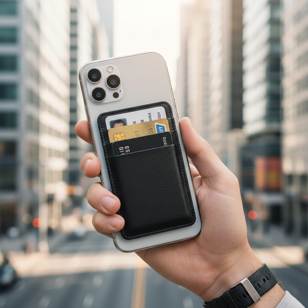 Magnetic Phone Wallet — MagSafe Compatible