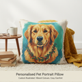Personalised Pet Portrait Pillow